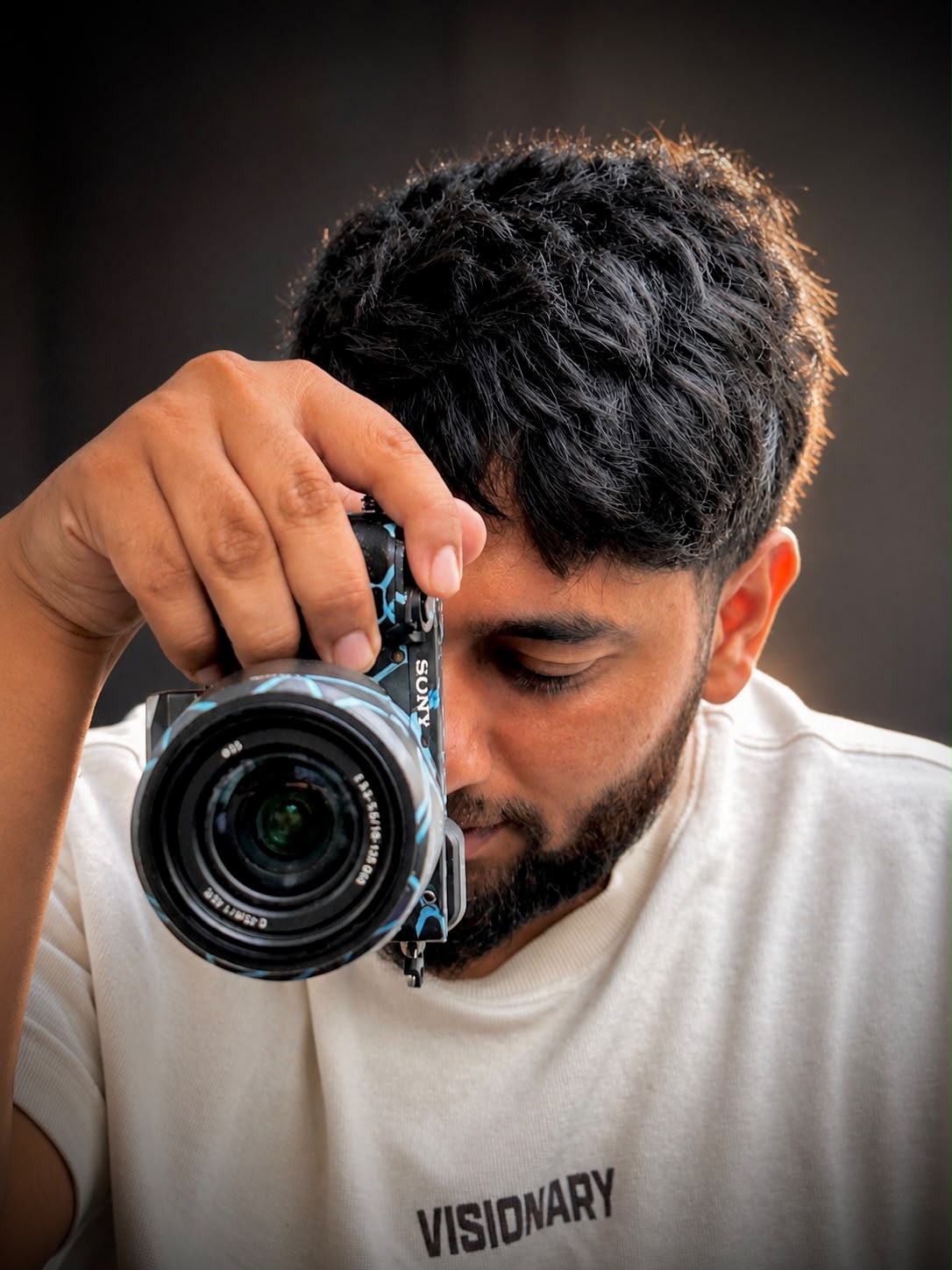 Portrait visual story frame